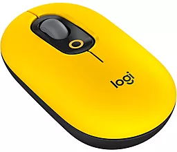 Компьютерная мышка Logitech Pop Mouse with Emoji Blast (910-006546) Yellow - фото Компьютерная мышка Logitech Pop Mouse with Emoji Blast (910-006546) Yellow
