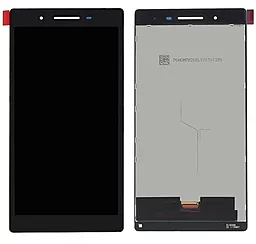 Дисплей для планшету Lenovo Tab 3 7 (TB3-730X), Tab 4 7 Essential (TB-7304i, TB-7304X, TB-7304F) (187x94) з тачскріном, оригінал, Black