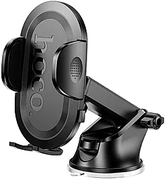 Автодержатель Hoco H54 Brusco ultra-thin push-type car holder Black - фото Автодержатель Hoco H54 Brusco ultra-thin push-type car holder Black