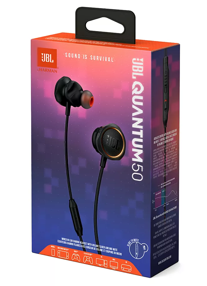 Навушники JBL Quantum 50 Black (JBLQUANTUM50BLK) - фото 7
