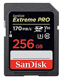 Карта памяти SanDisk 256 GB SDXC UHS-I U3 V30 Extreme PRO (SDSDXXD-256G-GN4IN)