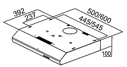 Airvent/hood PYRAMIDA UX 60 BR - миниатюра 5 Airvent/hood PYRAMIDA UX 60 BR - миниатюра 5