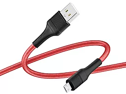 Кабель Ridea RC-ST74 StablePro USB-A - micro USB 15w 3a 1м cable Black/Red - фото Кабель Ridea RC-ST74 StablePro USB-A - micro USB 15w 3a 1м cable Black/Red