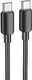 Кабель Hoco X96 USB Type-C - Type-C 60w 3a 1м PD cable Black - фото Кабель Hoco X96 USB Type-C - Type-C 60w 3a 1м PD cable Black