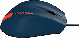 Компьютерная мышка Canyon CNE-CMS11BR Blue/Red USB - миниатюра 4