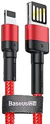 Кабель Baseus USB-A - Lightning 12w 2.4a 1м cable Red (CALKLF-G09) - фото Кабель Baseus USB-A - Lightning 12w 2.4a 1м cable Red (CALKLF-G09)