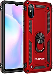 Чехол GETMAN Serge Ring Xiaomi Redmi 9A Red