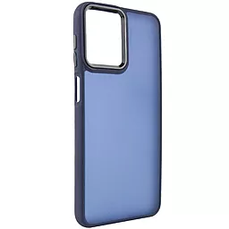 Чехол Epik TPU+PC Lyon Frosted для Samsung Galaxy M33 5G Navy Blue