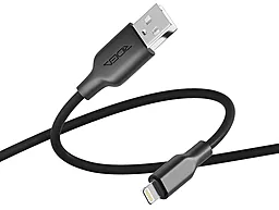 Кабель Ridea RC-AI21 AirSiliconePro USB-A - Lightning 12w 2.4a 1м cable Black - фото Кабель Ridea RC-AI21 AirSiliconePro USB-A - Lightning 12w 2.4a 1м cable Black