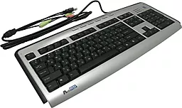 Клавіатура A4Tech KLS-23 MU PS/2 Silver - мініатюра 4