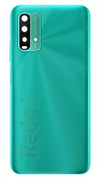 Задняя крышка корпуса Xiaomi Redmi Note 9 4G со стеклом камеры Original Green - фото Задняя крышка корпуса Xiaomi Redmi Note 9 4G со стеклом камеры Original Green