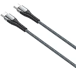 USB Кабель ColorWay Type-C to Type-C PD Cable 65W 3А Grey - мініатюра 3