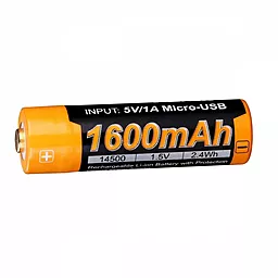 Аккумулятор Fenix ARB-L14-1600U 14500 (1600 MAH) Micro-USB Rechargeable - фото Аккумулятор Fenix ARB-L14-1600U 14500 (1600 MAH) Micro-USB Rechargeable