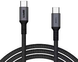Кабель ArmorStandart USB Type-C - Type-C 100w 5a 2м PD cable Black/Gray (ARM69371) - фото Кабель ArmorStandart USB Type-C - Type-C 100w 5a 2м PD cable Black/Gray (ARM69371)
