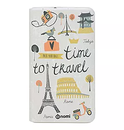 Повербанк Nomi P080 8000 mAh Time to travel - фото Повербанк Nomi P080 8000 mAh Time to travel