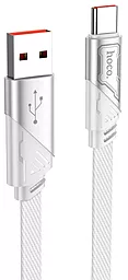 Кабель Hoco U119 Machine USB-A - Type-C 25w 5a 1.2м cable Gray