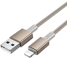 Кабель Hoco X119 Energy USB-A - Lightning 12w 2.4a 1м cable Gold - фото Кабель Hoco X119 Energy USB-A - Lightning 12w 2.4a 1м cable Gold