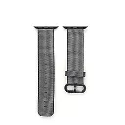 Ремінець для годинника Coteetci W11 Nylon Band Black for Apple Watch 42mm/44mm/45mm/49mm (WH5215-BK) - мініатюра 4