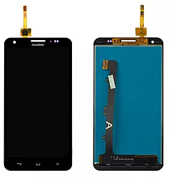 Дисплей Huawei Ascend G750, Honor 3X G750 (G750-U10, G750-T01, G750-T00) с тачскрином, Black - фото Дисплей Huawei Ascend G750, Honor 3X G750 (G750-U10, G750-T01, G750-T00) с тачскрином, Black
