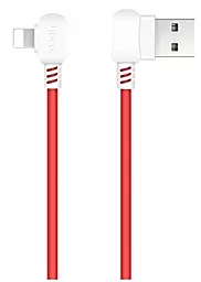 Кабель USB Hoco X19 Enjoy Lightning Cable Red / White