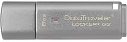 Флешка Kingston DataTraveler Locker+ 8 GB (DTLPG3/8GB) - фото Флешка Kingston DataTraveler Locker+ 8 GB (DTLPG3/8GB)