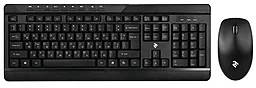 Комплект (клавиатура+мышка) 2E MF410 (2E-MK410MWB) Black - миниатюра 1