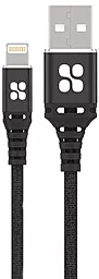 Кабель Promate USB-A - Lightning 12w 2.4a 1.2м cable Black - фото Кабель Promate USB-A - Lightning 12w 2.4a 1.2м cable Black