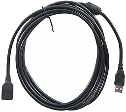 Кабель (шлейф) EasyLife USB 2.0 AM/AF 1.5м с ферритовым фильтром чёрный - фото Кабель (шлейф) EasyLife USB 2.0 AM/AF 1.5м с ферритовым фильтром чёрный