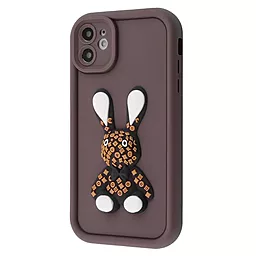 Чехол Pretty Things Case для Apple iPhone 12  brown/rabbit