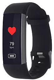 Фітнес-браслет Ergo Fit Band HR BP F010 Black - фото Фітнес-браслет Ergo Fit Band HR BP F010 Black