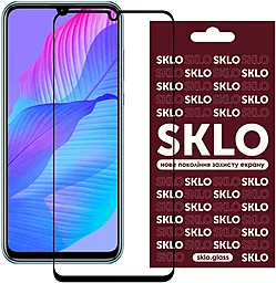 Защитное стекло SKLO 3D Full Glue Huawei P Smart S, Y8p 2020 Black