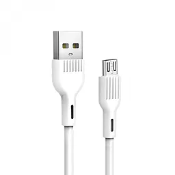 Кабель SkyDolphin S03V USB-A - micro USB 15w 3a 1м cable White (USB-000421) - фото Кабель SkyDolphin S03V USB-A - micro USB 15w 3a 1м cable White (USB-000421)