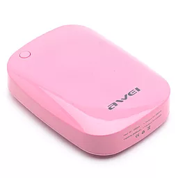 Повербанк Awei Power Bank P81k 8400mAh Pink - фото Повербанк Awei Power Bank P81k 8400mAh Pink