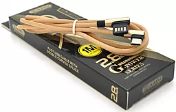 Кабель iKaku KSC-028 JINDIAN USB-A - Type-C 14w 2.8a 1м cable Gold - фото Кабель iKaku KSC-028 JINDIAN USB-A - Type-C 14w 2.8a 1м cable Gold