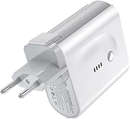Мережевий зарядний пристрій Joyroom Power Bank (USB/Type-C) D-T189 White