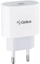 Сетевое зарядное устройство с быстрой зарядкой Gelius GP-HC012 Pro 20w PD USB-C fast charger white