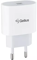 Сетевое зарядное устройство с быстрой зарядкой Gelius GP-HC012 Pro 20w PD USB-C fast charger white - фото Сетевое зарядное устройство с быстрой зарядкой Gelius GP-HC012 Pro 20w PD USB-C fast charger white