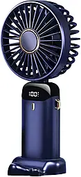 Портативный вентилятор VHG N15 с ароматизатором и подставкой Dark Blue - фото Портативный вентилятор VHG N15 с ароматизатором и подставкой Dark Blue