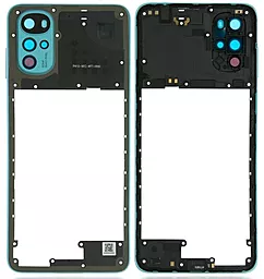 Рамка корпусу Motorola Moto G22 XT2231 зі склом камери Iceberg Blue - фото Рамка корпусу Motorola Moto G22 XT2231 зі склом камери Iceberg Blue