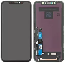 Дисплей Apple iPhone XR с тачскрином и рамкой, (IPS), Black