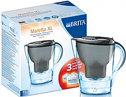 Фильтр-кувшин для воды Brita Starter Pack Marella XL (+3 Maxtra) Графит