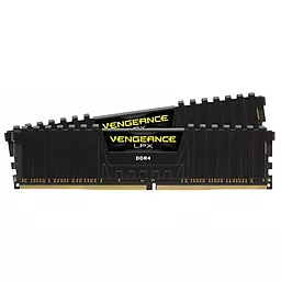 Оперативна пам'ять Corsair DDR4 16GB (2x8GB) 2133Mhz Vengeance LPX Black (CMK16GX4M2A2133C13) - мініатюра 2