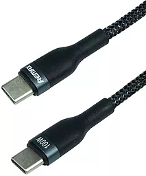Кабель Remax Sury 2 USB Type-C - Type-C 100w 5a 1м PD cable Black (RC-174c) - фото Кабель Remax Sury 2 USB Type-C - Type-C 100w 5a 1м PD cable Black (RC-174c)