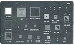 BGA трафарет (для реболінгу) (PRC) A68 25 в 1 для Nokia 6500s/6600s/N78/N79/N85/N96