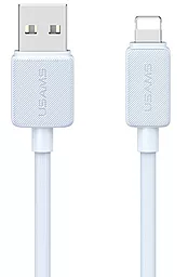 Кабель Usams US-SJ689 USB-A - Lightning 12w 2.4a 1м cable Blue - фото Кабель Usams US-SJ689 USB-A - Lightning 12w 2.4a 1м cable Blue