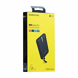 Повербанк Borofone BT18 7000 mAh Black - мініатюра 3