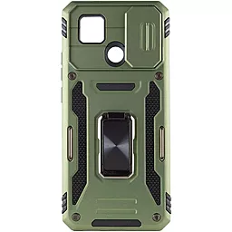 Ударостойкий чехол Camshield Army Ring для Xiaomi Redmi 9C/10A Army Green