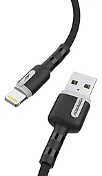 Кабель Denmen D46L USB-A - Lightning 12w 2.4a 1м cable Gray - фото Кабель Denmen D46L USB-A - Lightning 12w 2.4a 1м cable Gray