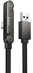 Кабель Hoco U150 USB-A - Type-C 36w 3a 1.2m cable Black