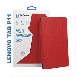 Чехол для планшета BeCover Smart Case для Lenovo Tab P11 Red (706092) - фото Чехол для планшета BeCover Smart Case для Lenovo Tab P11 Red (706092)